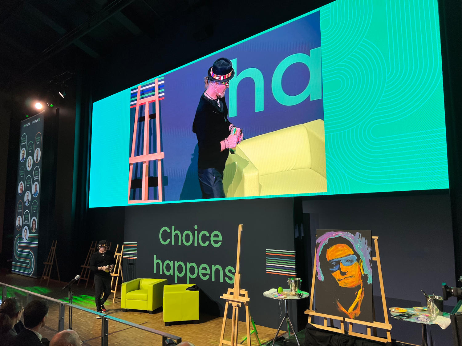 Eric C. Wahl auf der Bühne